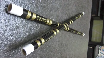 Kinijos Bambuko fleita rankų darbo, Profesinės dizi Visos Flauta Muzikos Instrumentai Klavišą F/ G, Juodos spalvos skersinė fleita