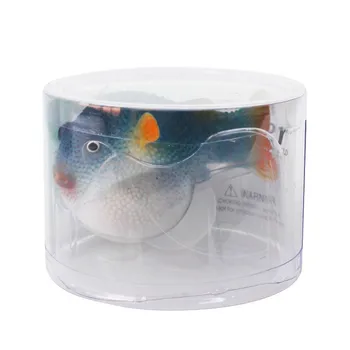 Akvariumo Žuvų Bakas Puffer Žuvis Akvariume Dirbtinis Puffer Fish Tank Dekoro Žėrintis Poveikis Žmogaus sukeltų Žuvų 1pcs