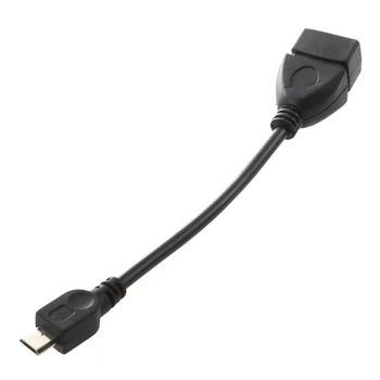 10x Naujas USB-A 2.0 Female Micro USB B Male OTG Adapterio Data Kabelis