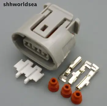 Shhworldsea 3 Pin Automobilių elektros jungtis GENERATORIUS ŠVINO REMONTAS, Tinka mitsubishi ovalo formos Diržas Toyota, Suzuki 3 būdas Plug