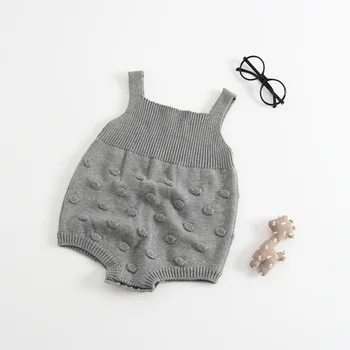 Pavasario kūdikių jumpsuit romper kūdikių vientisas naujagimiui megzti romper medvilnės vilnonių baby kombinezonas kūdikiui berniukų, mergaičių drabužiai