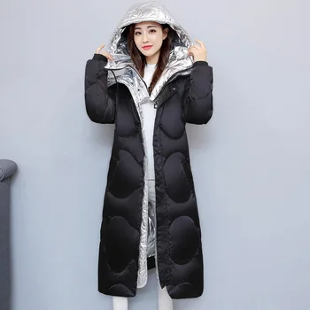 Pigūs didmeninė 2017 nauja Rudens Žiemos Karšto pardavimo moterų mados atsitiktinis šilta striukė moteriška Žemyn Medvilnės paltai A99-170809Z