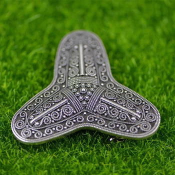 Langhong Šiaurės Brosch Vikingai Amuletas, Švedijoje, Skandinavijos Sagės Viking brosch papuošalai Talismanas