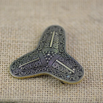 Langhong Šiaurės Brosch Vikingai Amuletas, Švedijoje, Skandinavijos Sagės Viking brosch papuošalai Talismanas