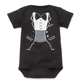 Hooyi Kūdikių Berniukų Bodysuits Mažmeninės Kūdikių berniukų drabužiai Babywear trumpomis Rankovėmis Medvilnė jumpsuit ropa bebe Policijos