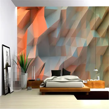 Beibehang pasirinktinius nuotraukų sienos tapetai, freskos-3d Prabangos Kokybės HD Šiuolaikinės abstrakčios geometrinės linijos pratęsimo nereguliarus didelės sienos
