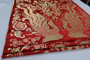 Kinijos vėjo vestuvių cheongsam suknelė rodyti drabužių dekoratyvinis audinys wo Mongolija drabužius, rankų darbo šilko žakardiniai audiniai brokatas medžiaga