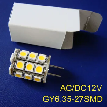 Aukštos kokybės AC/DC12V GY6.35 LED šviesos,G6 LED lemputės,led lemputė 12v gy6 nemokamas pristatymas 5vnt/daug