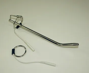 Dia 8mm,ilgis 197mm Elektros banga fizinio šoko terapijos įranga kateterį, electro šlaplės garso galvos žiedas produktų sekso žaislai