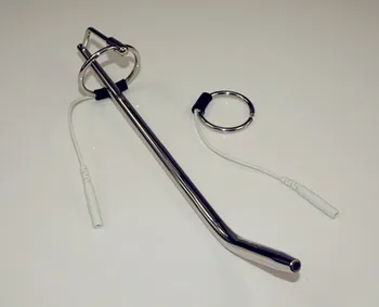 Dia 8mm,ilgis 197mm Elektros banga fizinio šoko terapijos įranga kateterį, electro šlaplės garso galvos žiedas produktų sekso žaislai