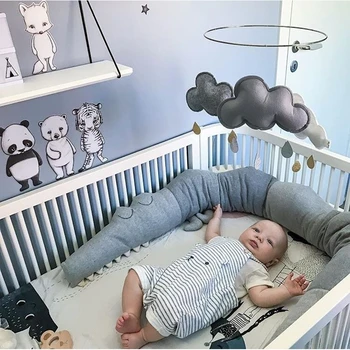 Naujagimio pagalvė kūdikiui nuraminti lėlės mažylis berniukas krokodilas Įdaryti žaislas brinque infantil cama miega pagalvė lova bamperis dovana