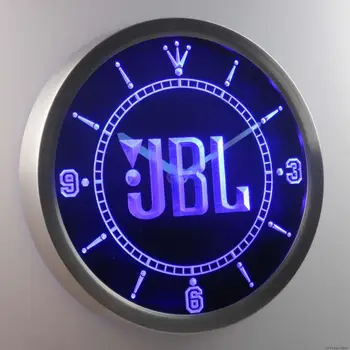 Nc0719 JBL Neoninis Ženklas LED Sieninis Laikrodis
