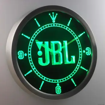 Nc0719 JBL Neoninis Ženklas LED Sieninis Laikrodis