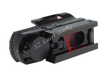 Medžioklės Optika 1x22mm 4 Skirtingų fotošablonų tinkleliams red dot 