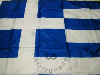Graikijos vėliavos Banner Nemokamas pristatymas 90*150cm Kabo valstybinė vėliava Graikija Namų Puošybai Graikijos vėliavos