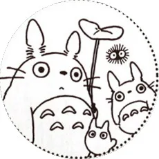 (5 vnt/ daug)Totoro animacinių filmų kūrybos krištolo, 30mm šaldytuvas magnetas