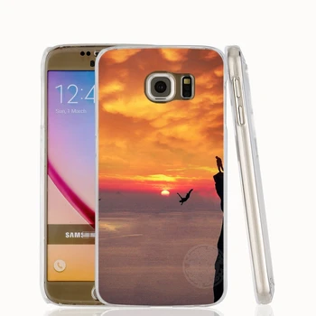 HAMEINUO Saulėtekio & Saulėlydžio mobilųjį telefoną padengti Samsung Galaxy S7 krašto PLIUS S8 S6 S5 S4 S3 MINI