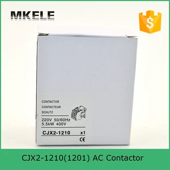 AC Kontaktoriaus 220V, 380V 12A 3P+NO/NC Ac Elektros 3 Polių Ac Vienetas 3 Etapas Pagaminti Kinijoje CJX2-1201