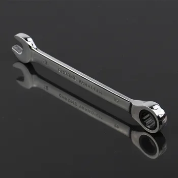 12mm pagrindinių ratcheting veržliarakčio veržliarakčiai remonto įrankiai chave catraca pavarų Chrome Vanadžio ferramentas manuais