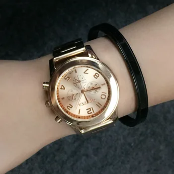 Naujos žiūrėti moterų mados prabangių laikrodžių Nerūdijančio Plieno Sporto Ponios Kvarco Žiūrėti Moterų Suknelė Laikrodžiai Kobiet zegarka Reloj Mujer