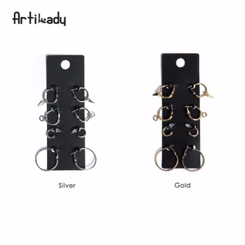 Artilady 4 porų hoopas minimalistiniai auskarai nustatyti madinga žavesio pakabukas auskarai šaliai, papuošalai moterims, dropshipping