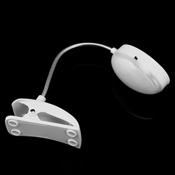 Lanksti Clip-on Stalo Lempa LED Gnybtas Skaityti Tyrimas Lova Nešiojamojo kompiuterio Stalas Ryškios Šviesos L15