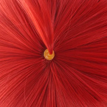 Ccutoo 45cm Raudona Garbanotas Sintetinių Plaukų Stiliaus Perukas Houseki no Kuni Gyvsidabrio Cosplay Visas Perukas Šilumos Varža Pluošto