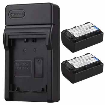 2VNT 1150mAh NP-FV50 NPFV50 Baterija + USB Įkroviklio Sony HDR-SR68 DCR-SX85 DCR-SR20E DCR-SR21E HDR-CX190 HDR-CX130 Bateria