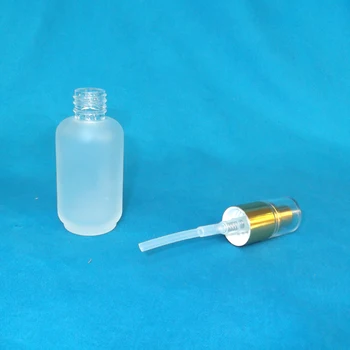 30ml eterinio aliejaus butelis stiklinis butelis Vandens agentas emulsija Aukso ekstruzijos siurblys Tuščių butelių nemokamas pristatymas