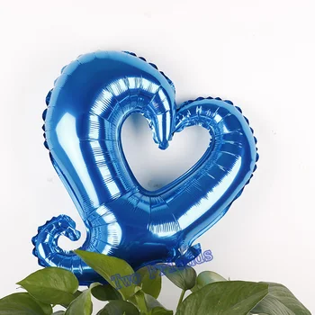 Kablys Širdies formos folija balionai 18inch Meilės balionas su Gimtadieniu Vestuves prekių Dalyvavimas Mariage papuošalai globos