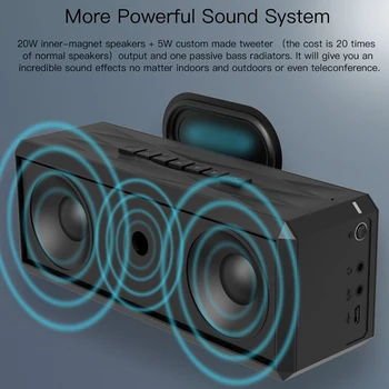 Tiso T20 20W garsiakalbiai ir 5W aukštų dažnių garsiakalbių išėjimo 3.1 kanalų belaidis Bluetooth V4.2 garsiakalbiai, AUX namų garso sistema žemų dažnių garsiakalbis
