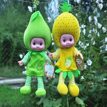 30cm Baby Smart Vaisių Lėlės, Žaislai Super Mielas Daržovių Lėlės Protingas Kalbėti, Dainuoti Lėlės Geriausia Dovana Vaikams