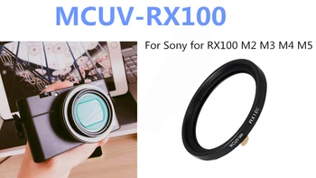 Atsparus vandeniui Miltligė-įrodymas, Multi Coated MCUV UV Filtras Sony RX100 M2 M3 M4 M5 DSLR Fotoaparatas su Objektyvu Atveju
