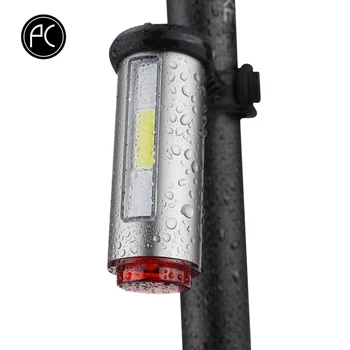 PCycling Dviračių užpakalinis žibintas Aliuminio Lydinio COB LED Šviesa Dviračio Galinio Žibinto 100 Liumenų 850aAH Įkraunamas Žibintas atsparus Vandeniui