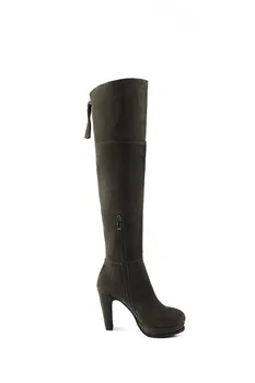 MORAZORA Per kelius siekiantys batai moterims mados elegantiškas platformos batai moteris karvės suede moteriški batai kietas zip didelis dydis 34-41