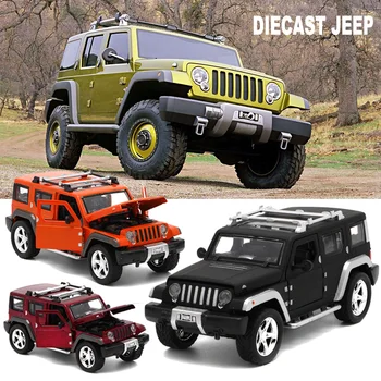 15Cm ilgio Diecast Jeep Wrangler Modelio Automobilius, Replika Metalo Žaislus, Kurių Funkcijos Vaikams, Kaip Dovaną