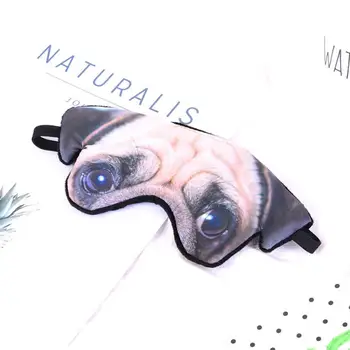 Cucommax 1pc 3D Spausdinimo Akių Kaukė Padės Miego Gyvūnų Atspalvį Miego Kaukę, Juoda Kauke Tvarstis į Akis Miegui-MSK59