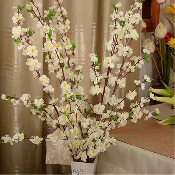1pcs 65cm Dirbtinės Gėlės Peach Blossom Modeliavimas Gėlių, Vestuvių Dekoravimas Namų Dekoro Netikrą Gėlių, Augalų Didmeninės