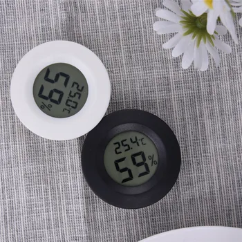 Mini Nešiojamas LCD Skaitmeninis Termometras su Drėgmėmačiu Šaldytuvas Šaldiklis Testeris Temperatūros, Drėgmės Matuokliu Detektorius
