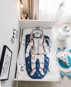 150cm Vaikai miegmaišį Undinėlės Uodega Ryklys Krokodilas Astronautas Vaikai, Antklodė, vaiko Kambarys Vaikiški Patalynės komplektas Fotografijos Rekvizitai Antklodė