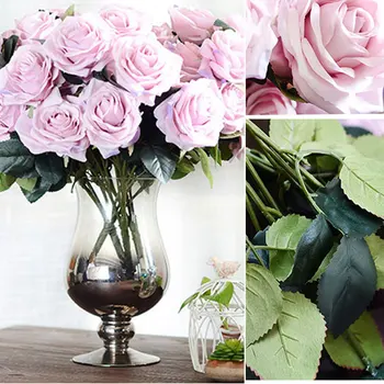 Karšto 1 Krūva Dirbtinio šilko prancūzijos Rožė Gėlių Puokštė Netikrą Gėlių Organizuoti Stalo Daisy Vestuvių Namų Dekoro Šalies aksesuaras Flores