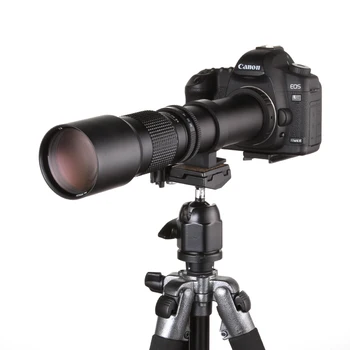 500mm F/8.0 Super Artinimo Rankinis Zoom Objektyvas + T2 Mount Adapteris Canon 1200D 760D 750D 700D 650D 600D 70D 60D 5D II 7D DSLR
