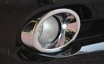 Automobilių stiliaus Toyota Highlander. 2008 m. 2009 m. 2010 m. ABS Chrome Priekiniai Galvos Rūko Šviesos Lempos Dangtelis Apdailos Rėmelis Auto Išoriniai Priedai