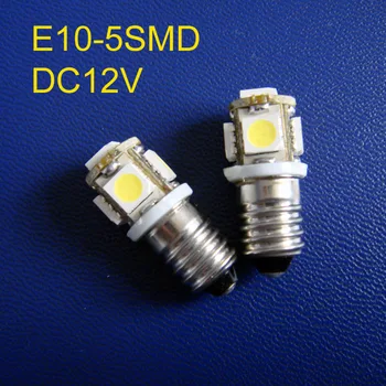 Aukštos kokybės E10 12v led lemputes, led šviesos E10 12v, auto led 12v lempos nemokamas pristatymas 5vnt/daug