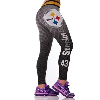 Moterų Slim Kelnės Mados Amerikos Footballs Moterų Sporto Antblauzdžiai 3D Atspausdintas Leggins Gimnastikos Fitneso Legging Drabužiai