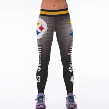 Moterų Slim Kelnės Mados Amerikos Footballs Moterų Sporto Antblauzdžiai 3D Atspausdintas Leggins Gimnastikos Fitneso Legging Drabužiai