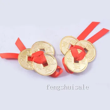 3pcs Fengshui Laimingas Monetas I Ching Monetų Golden Dragon&peonix Monetų Y1097-1