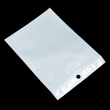 11cm*16cm Baltas / Skaidrus Reclosable Vožtuvas Užtrauktukas Plastiko Mažmeninės Pakuotės Maišelis Ziplock Zip-Lock Maišą, Laikymo Paketas, M/ Pakabinti Skylę