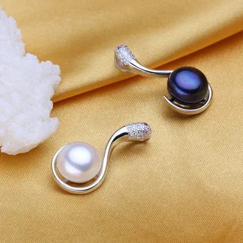 FENASY gamtos Perlas gyvatė karoliai 2017 bohemijos juoda Balta perlų papuošalai bijoux femme karoliai moterų perlų pakabukas Salve.lt
