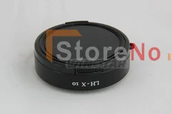Objektyvo Gaubtas LH-X10 už Fujifilm FinePix X10 X20 su 52mm, adapterio žiedas + Objektyvo dangtelis+Nemokamas pristatymas